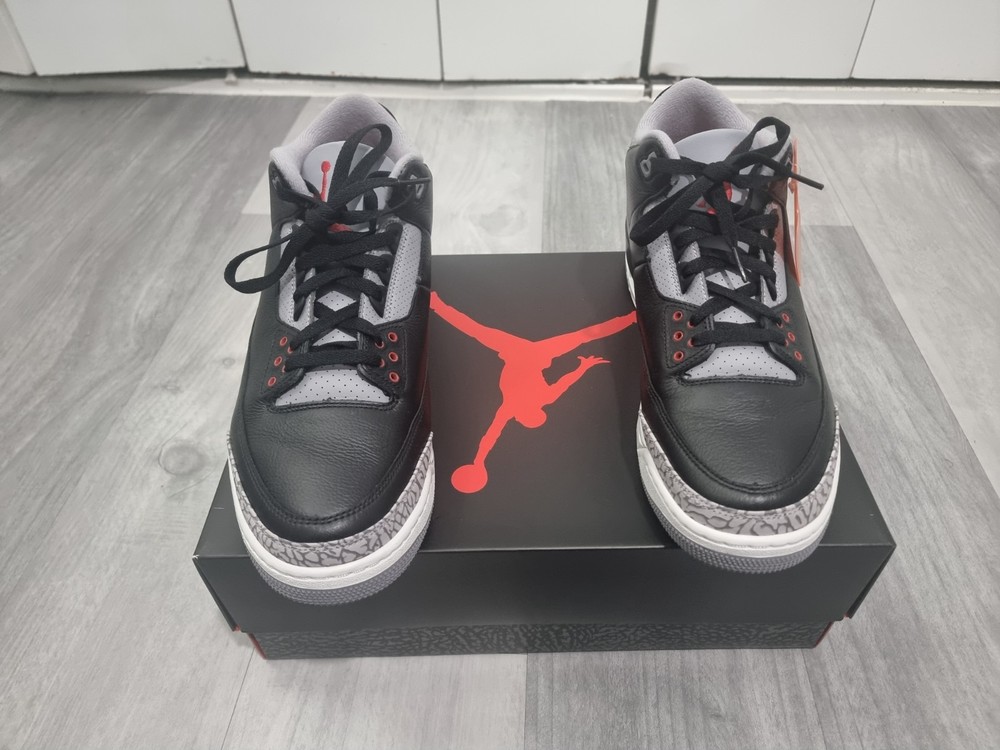 Size 13 - Air Jordan 3 Retro OG 2024 Black Cement