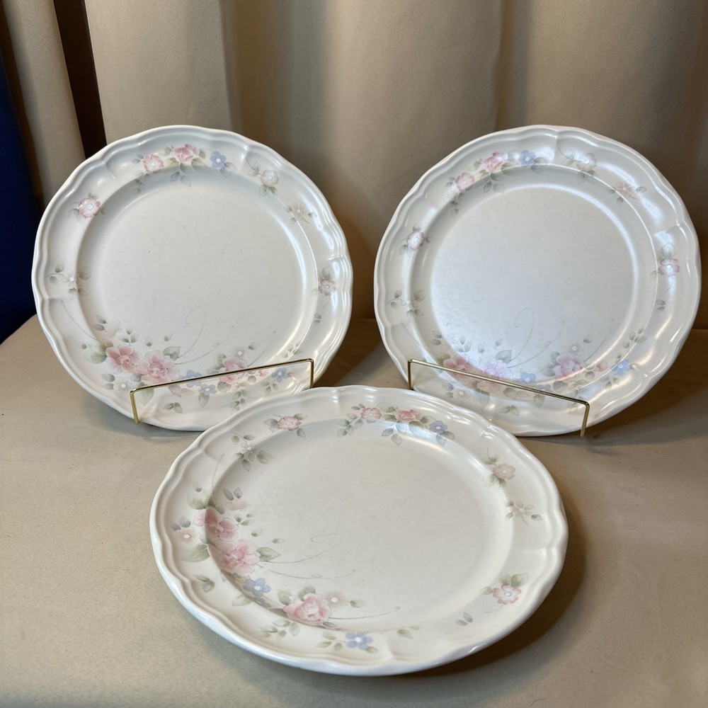 Set 3 Vintage Pfaltzgraff Tea Rose 10 1/4