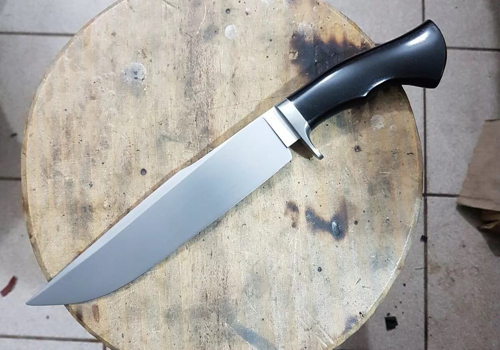 CUSTOM HANDMADE D2 TOOL STEEL HUNTING SURVIVAL BOWIE KNIFE HUNTING KNIFE