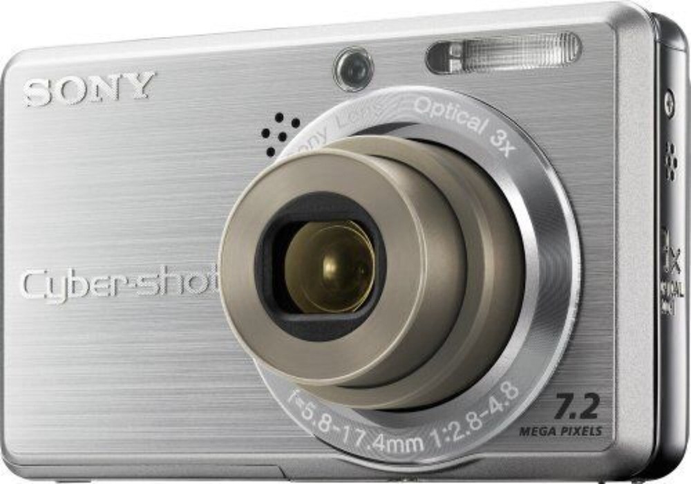 Sony Cyber-shot DSC-S750 7.2MP 3x Optical CCD Digital Camera 100% Working Silver