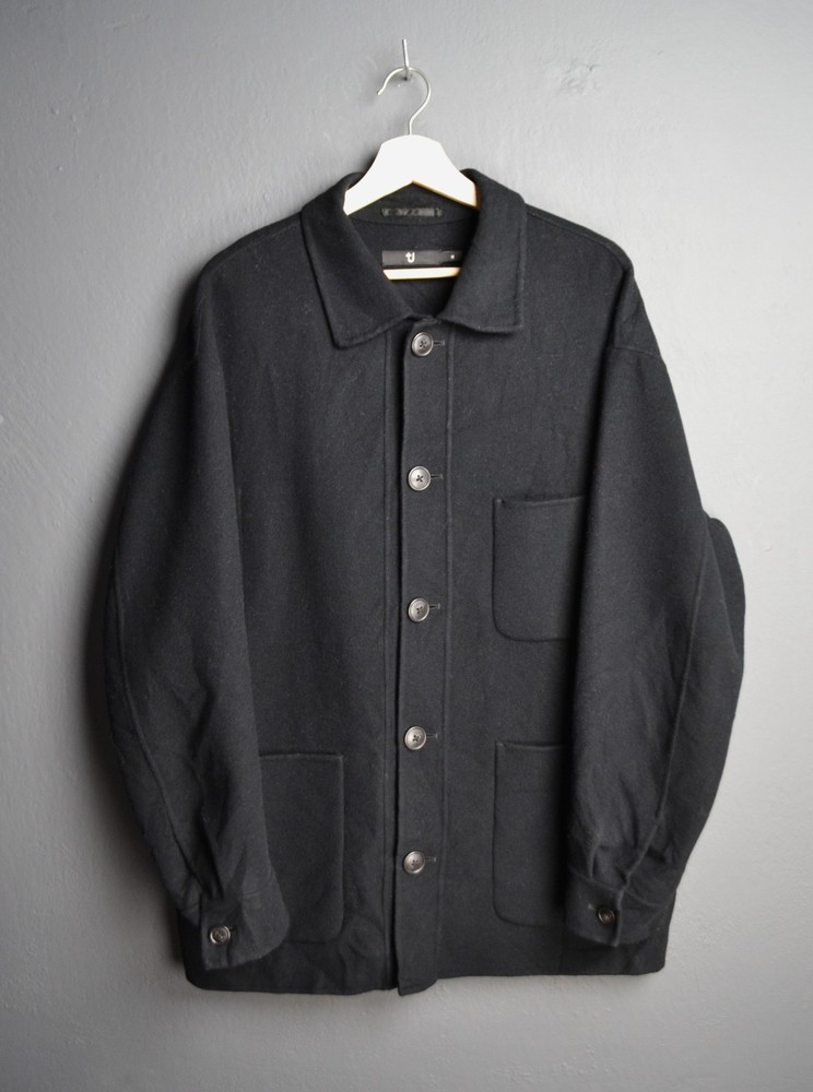 Jil Sander x Umiqlo M size Woolen Chore Coat Jacket Oversized Black