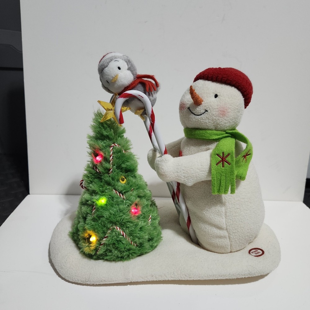 READ Hallmark Jingle Pals Trimming The Tree Singing Snowman DOESN'T MOVE