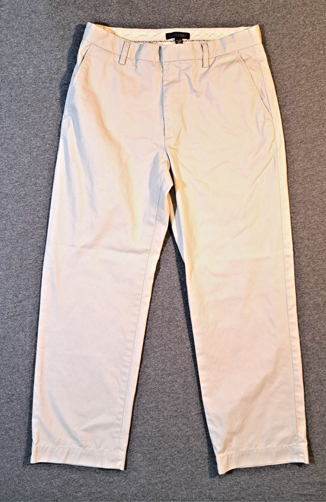Banana Republic Dawson Relaxed Fit Chinos Mens 32x30 Light Khaki Tan Cotton Pant