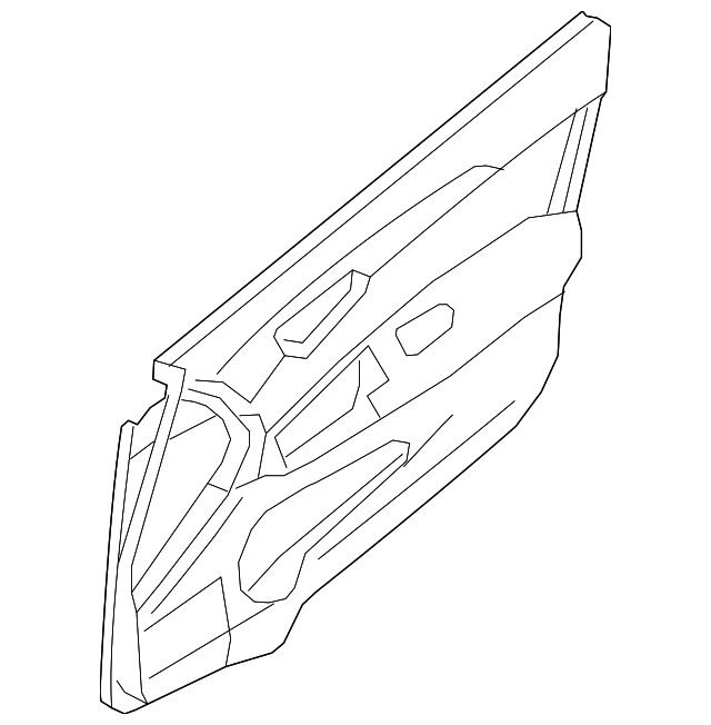 Genuine Nissan Door Trim Panel 80901-4AF5B