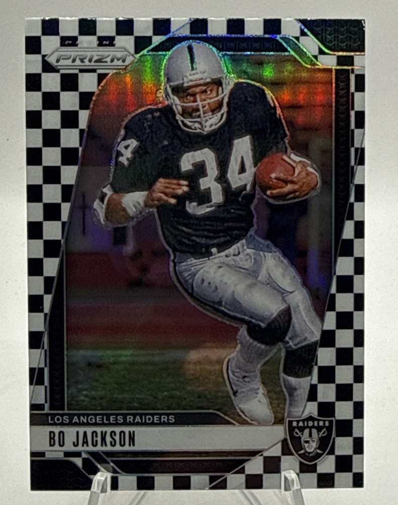 2024 Panini Prizm - Bo Jackson #154 Black & White Checker Prizm