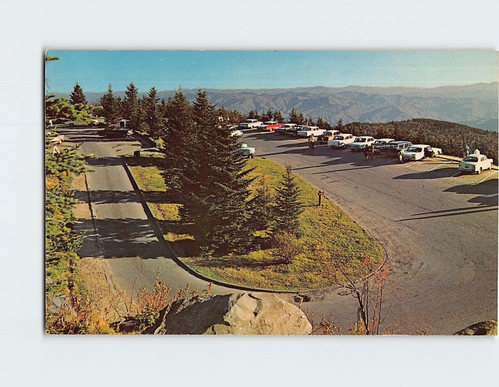 Postcard Clingman's Overlook-Great Smoky Mountains National Park North Carolina