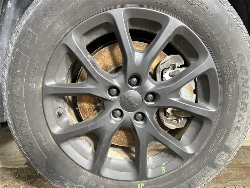 17x7 Aluminum Silver Wheel Fits 2014-2018 Jeep Cherokee 2595226