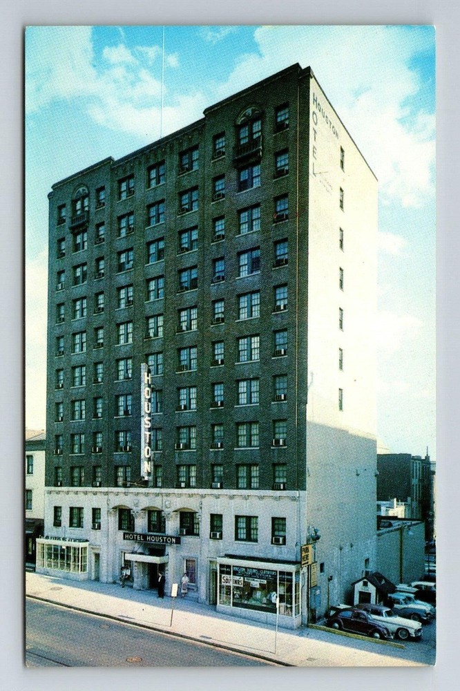 Washington DC-Houston Hotel, Exterior, Vintage Postcard