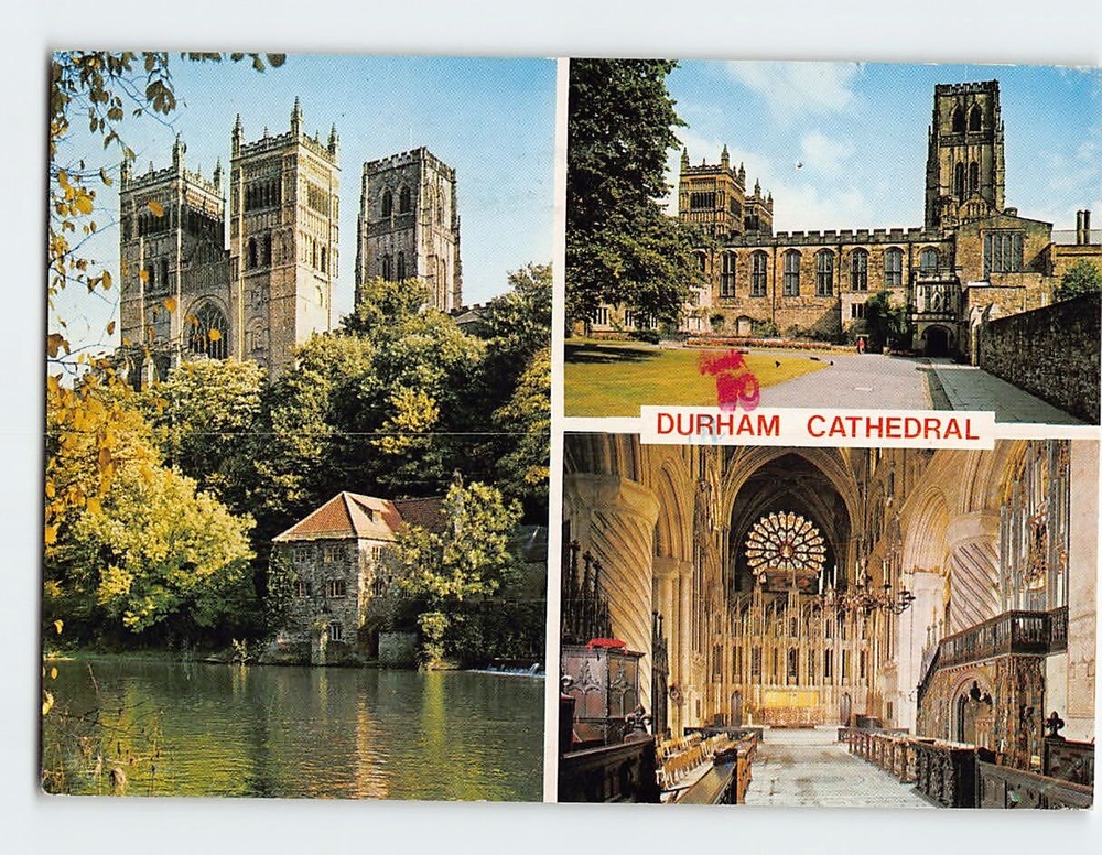 Postcard Scenes & Views Durham Cathedral England
