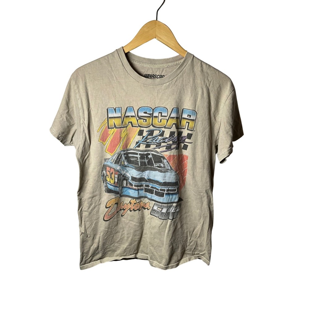 NASCAR Daytona 500 T-Shirt Racing Graphic Tee Mens Medium Short Sleeve