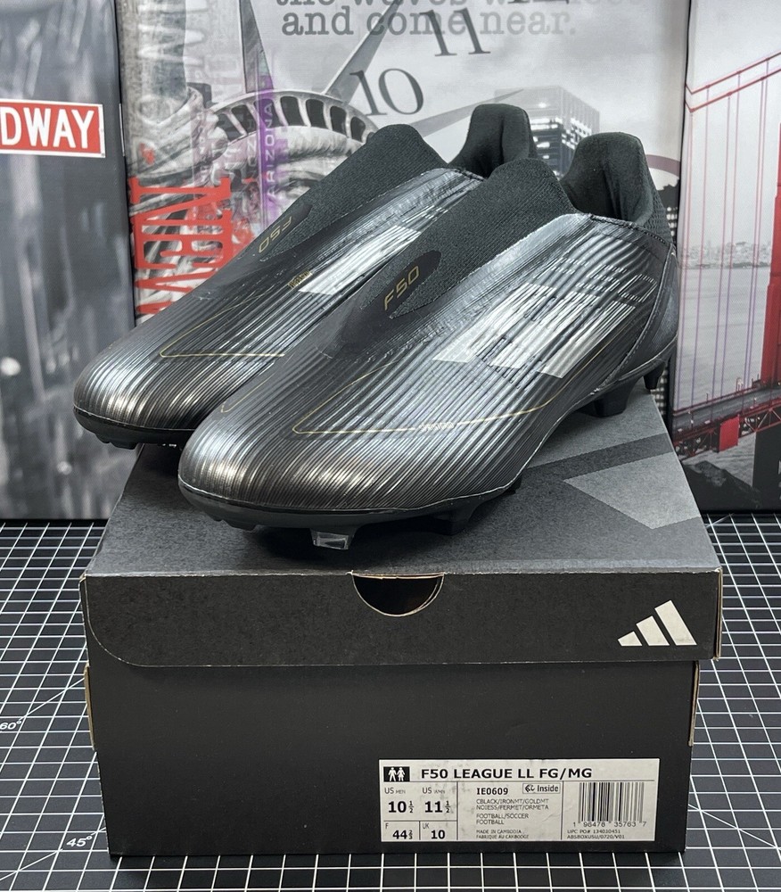 Adidas MNS Sz 10.5 US F50 League Laceless  Firm/Multi-Ground Soccer  cleats NEW