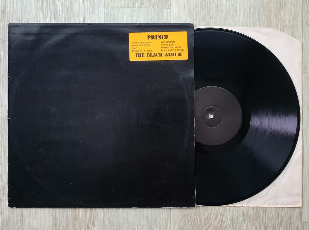 PRINCE The Black Album LP