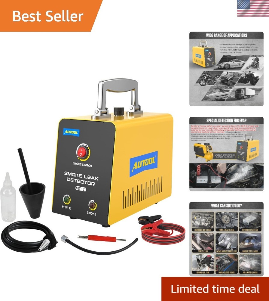 Portable EVAP Vacuum Smoke Tester with Smart Power-Off - Ultimate Leak Detection
