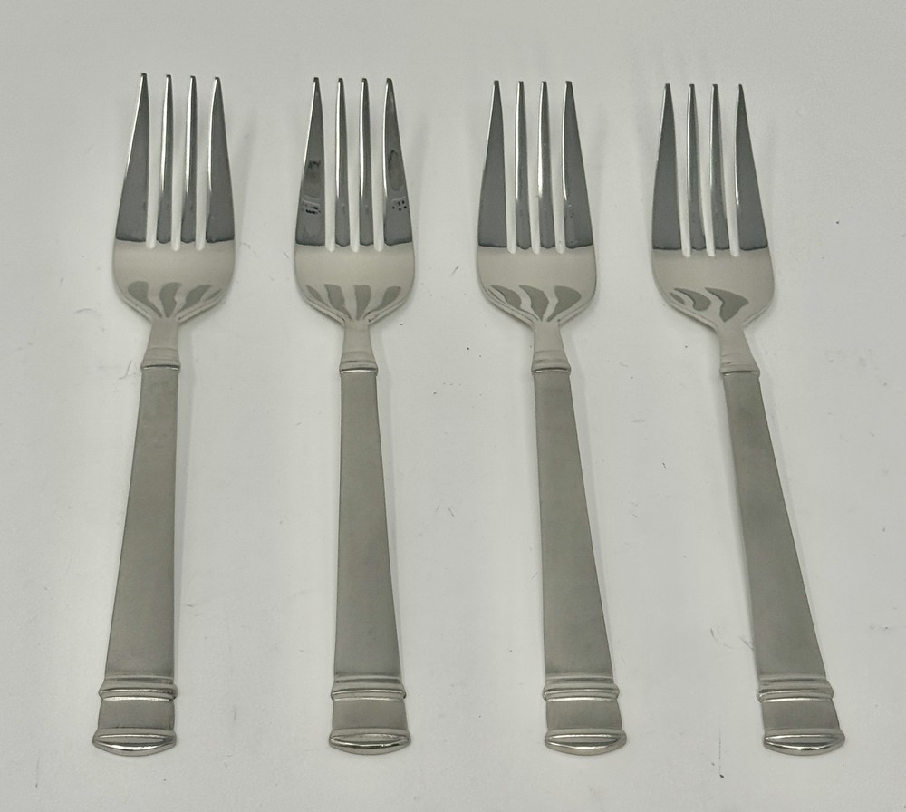 Oneida Tiramisu Set of 4 Salad Forks 7 1/8