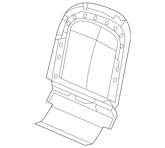 Genuine Honda Seat Back Panel 81128-T2F-A61ZC