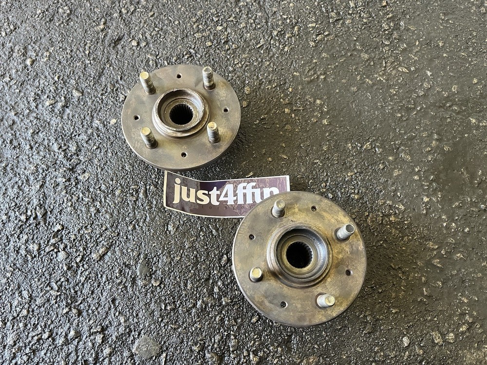 90-93 Acura Integra Front Wheel Hub Assembly Pair OEM SK7 DA9 4x100 DB1 DB2