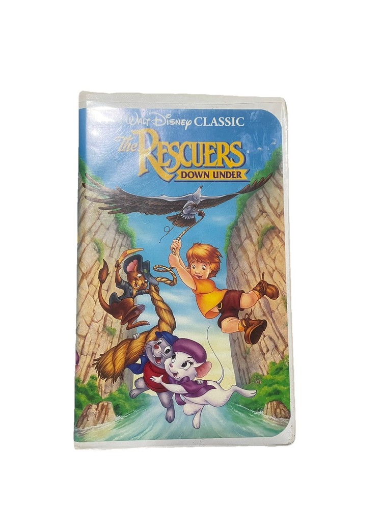The Rescuers Down Under (VHS, 1991) Black Diamond Edition Rare 1142