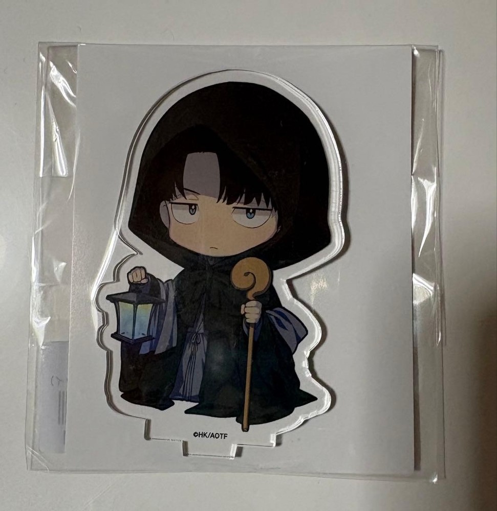 Attack on Titan Levi Acrylic Stand Puri Cafe Tarot