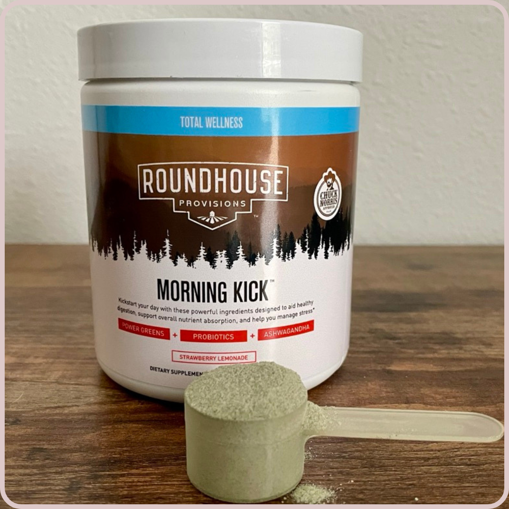 ROUNDHOUSE PROVISIONS MORNING KICK DIGESTIVE POWDER STRAWBERRY-LEMONADE 9.1 0Z