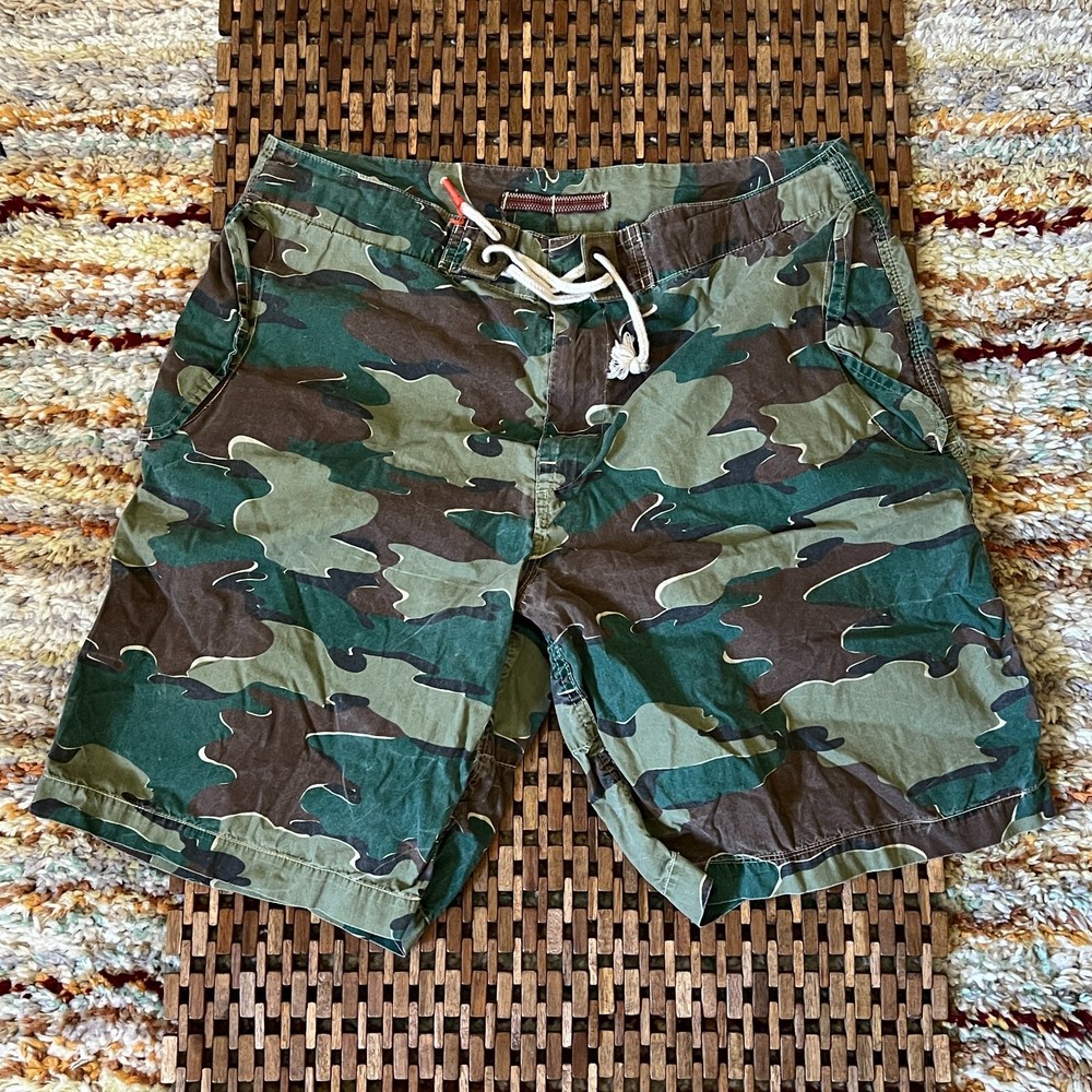 Polo Ralph Lauren Vintage VTG Camo Shorts Green Men's Size 32 Medium M