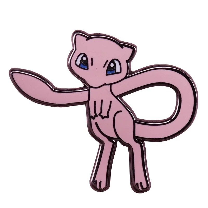 Pokemon Mewtwo Enamel Pin Cartoon Brooch Badge Anime Jewelry Gift Fans