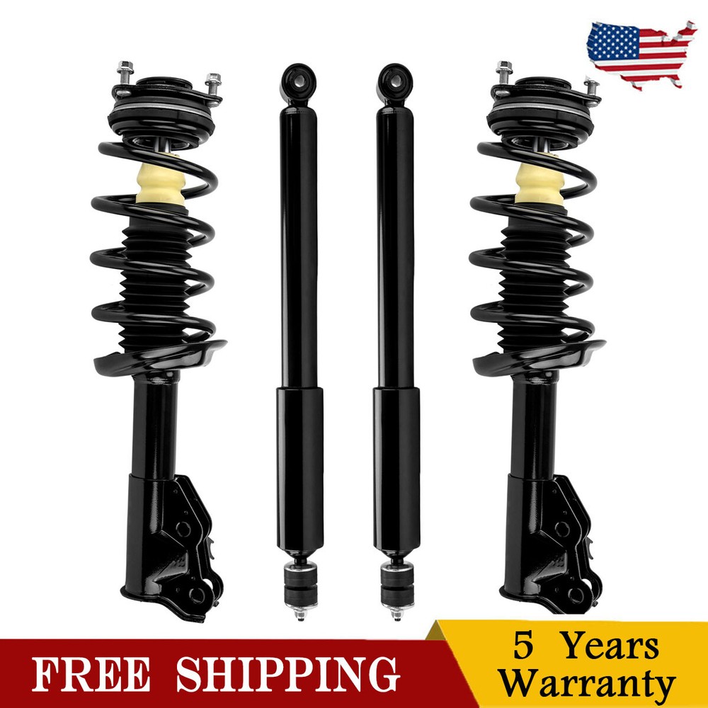 4pcs Front Rear Complete Shocks Struts For Honda Civic 2006-2011 1.3L/1.8L