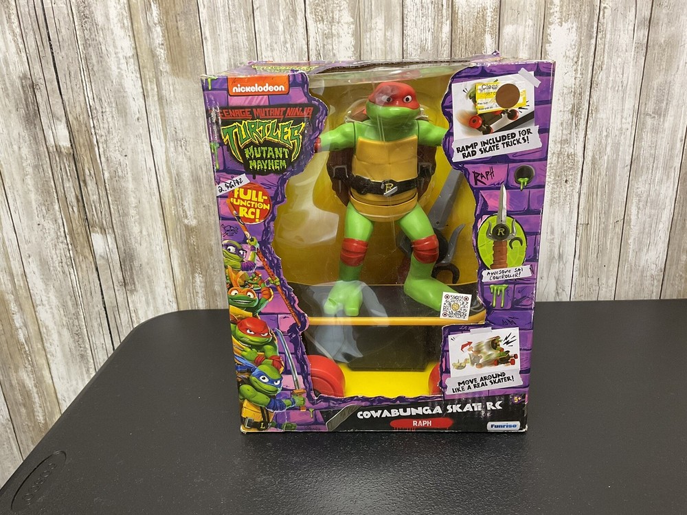 Teenage Mutant Ninja Turtles Cowabunga Skate RC Raph with Remote Control-Lot80