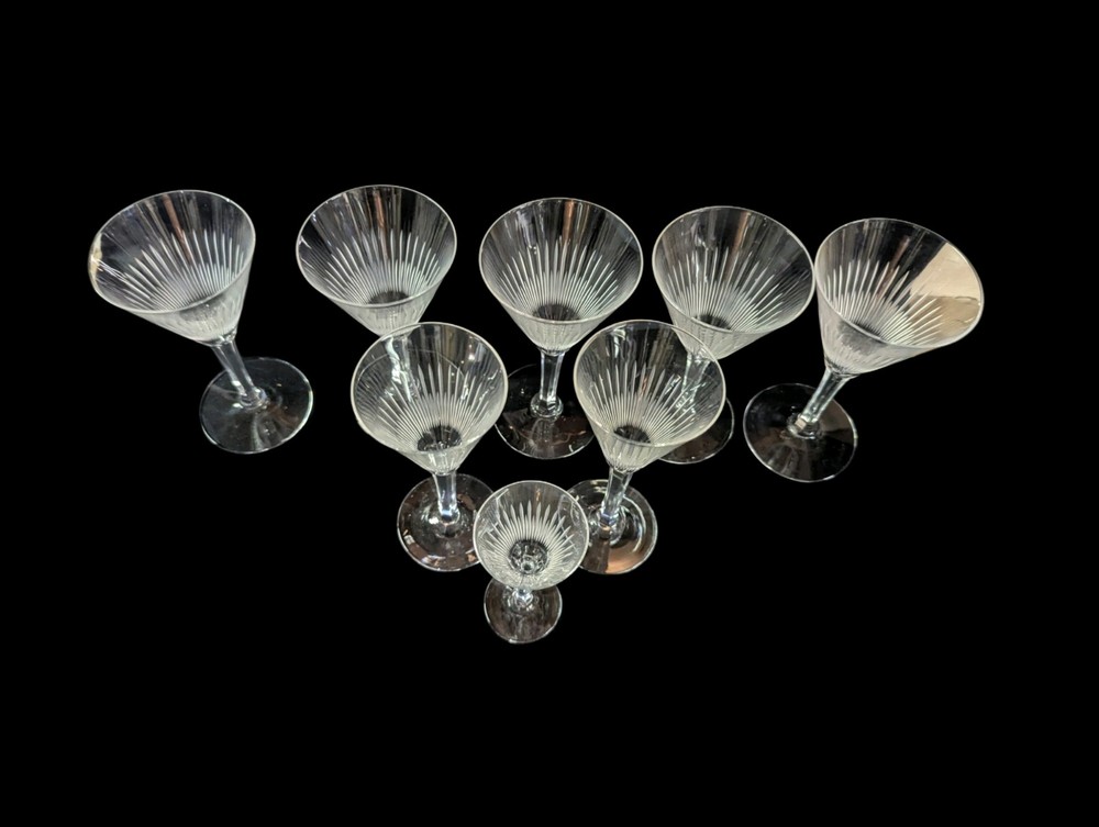 Sunburst by Seneca Replacement Collins Crystal Glass Barware(Front Glass In Pic)