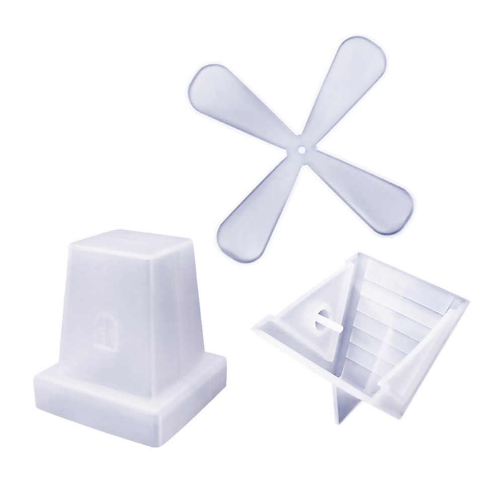 Rotary Windmill Silicone Mold for Resin Epoxy Candle Soap DIY Crafts