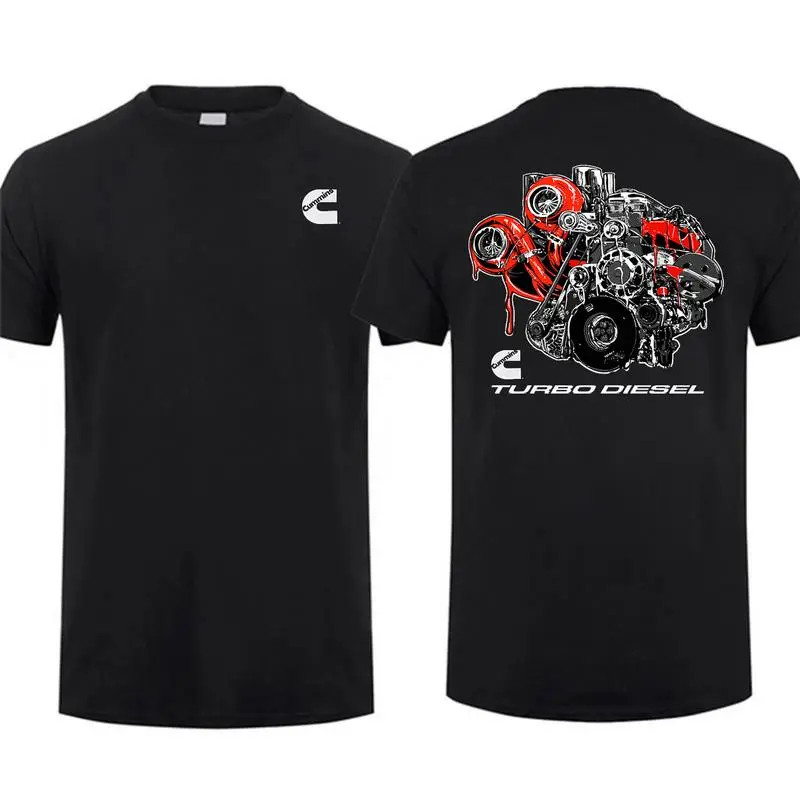 Turbo Diesel Engine T-Shirt, High-Performance Graphic Tee, Ideal for Diesel