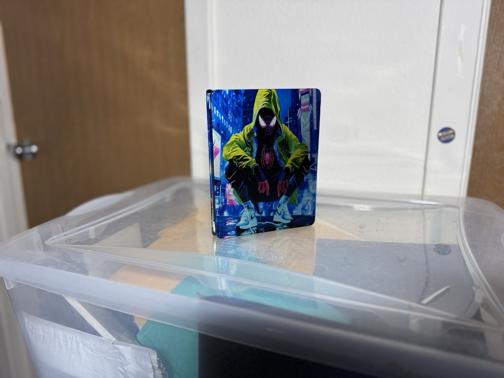 Spider-Man: Across the Spider-Verse customized Steelbook case only, no disc!
