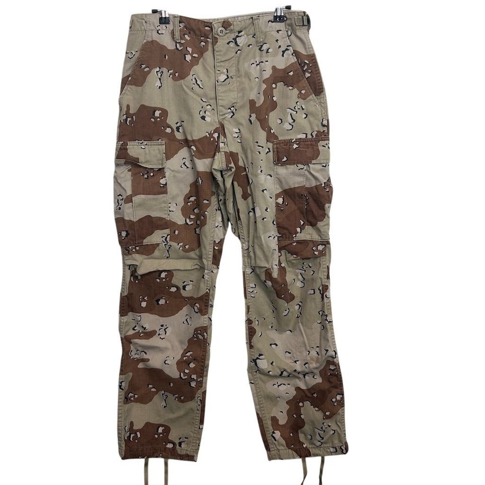 Men's Small Short Desert Combat BDU Pants in Chocolate Chip Camo