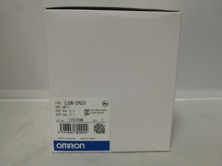 One Omron CJ2M-CPU31 CPU Unit CJ2MCPU31 New In Box Expedited Shipping