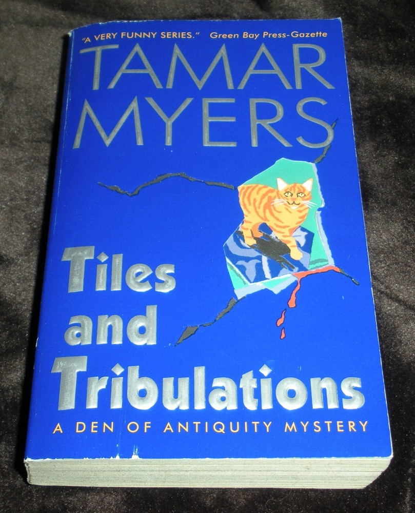 Tiles and Tribulations Tamar Myers 2003 Mass Market Pbk Den of Antiquity Series