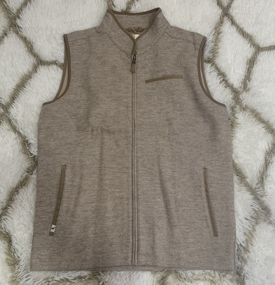 *NWT* Ritter Men's Size Medium Alpaca Merino Wool Blend Vest - Sandbar MSRP$299