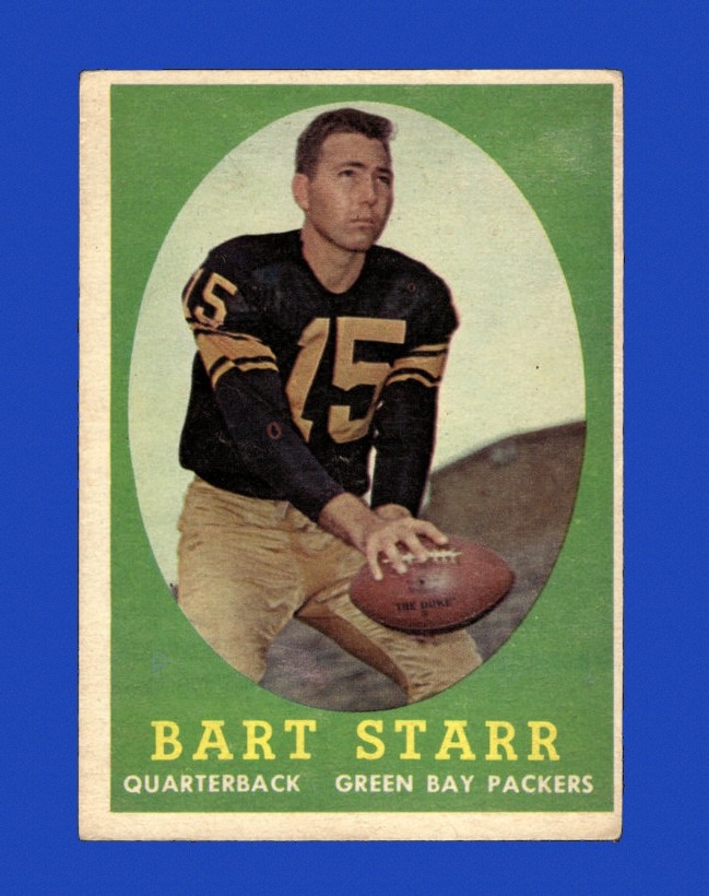 1958 Topps Set-Break # 66 Bart Starr VG-VGEX *GMCARDS*Consign with Greg Morris Cards