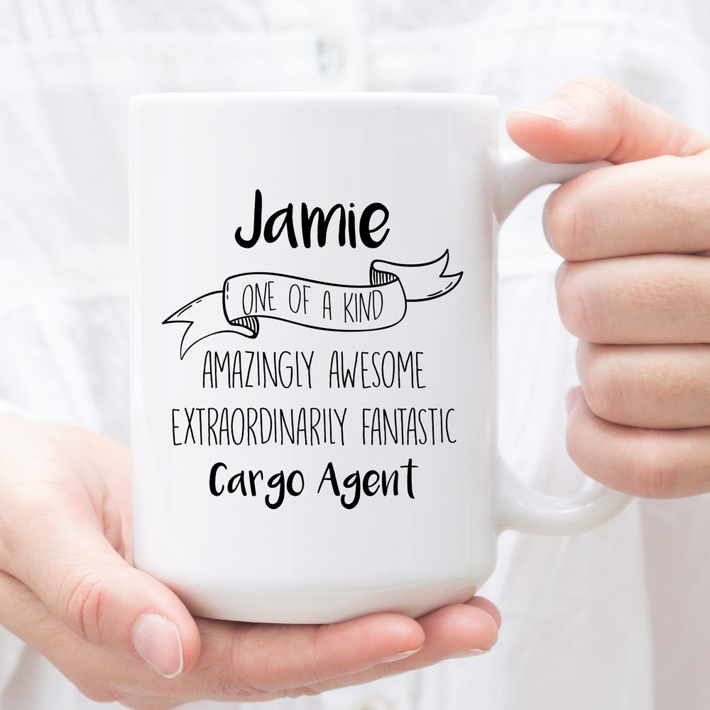 Personalized Coffee Mug For Cargo Agent Custom Gifts For Cargo Agent Perfect