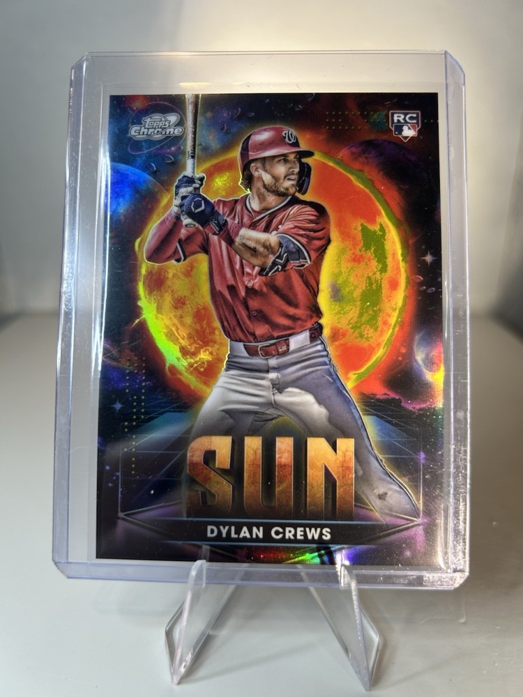 2025 Topps Cosmic Chrome - Planetary Pursuit Dylan Crews #PPS-8 Sun (RC)