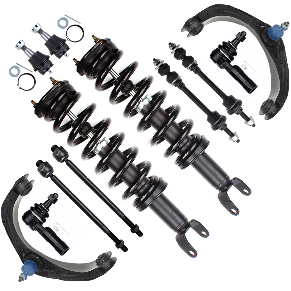 2009-2012 Dodge Ram 1500 Front Suspension Kit with Struts Tie Rods Sway Bars