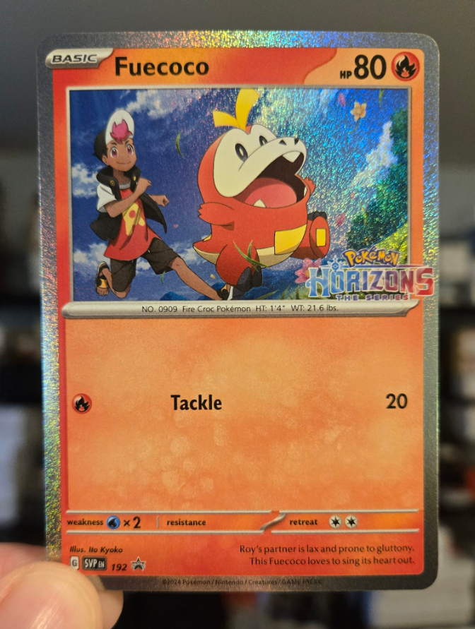 Pokémon TCG Fuecoco SVP 192 Scarlet & Violet Black Star Promo HOLO Rare NM/M