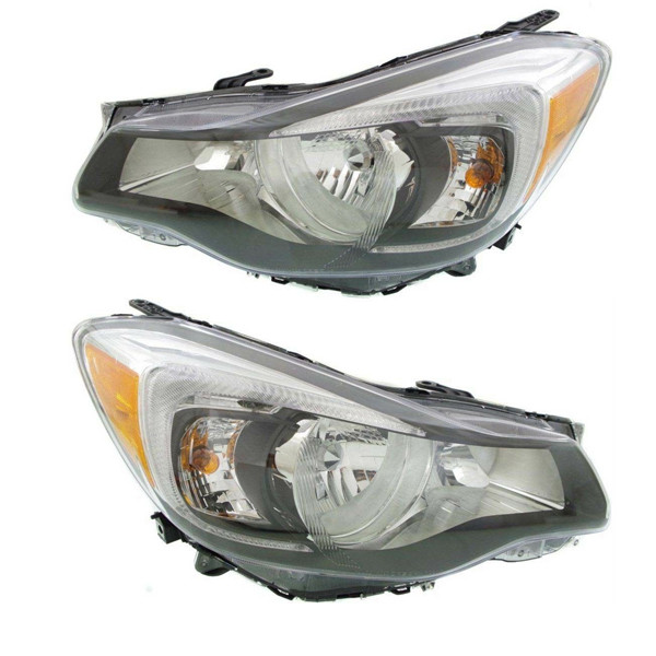 2014 Impreza & 14-15 XV Crosstrek Headlight Headlamp Pair Set