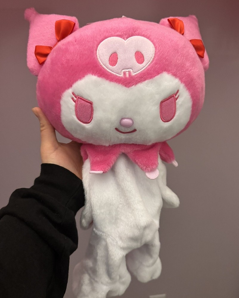 Build A Bear Sanrio Pink Valentine's Kuromi Plush New 2025