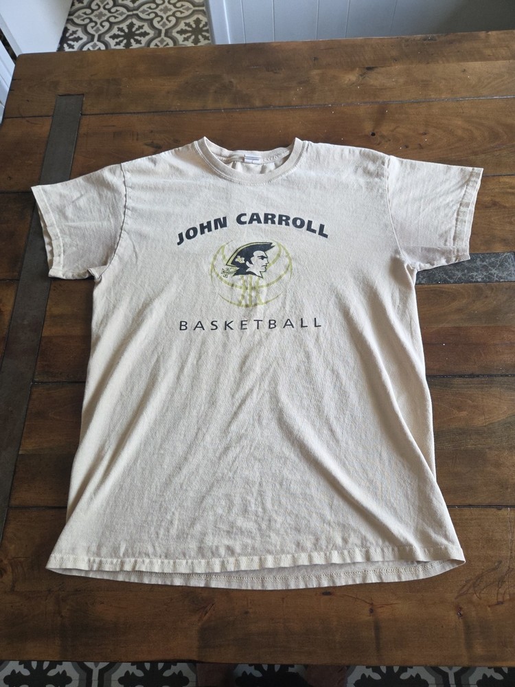 John Carroll University Basketball T-Shirt Blue Streaks NCAA Graphic Tee Medium