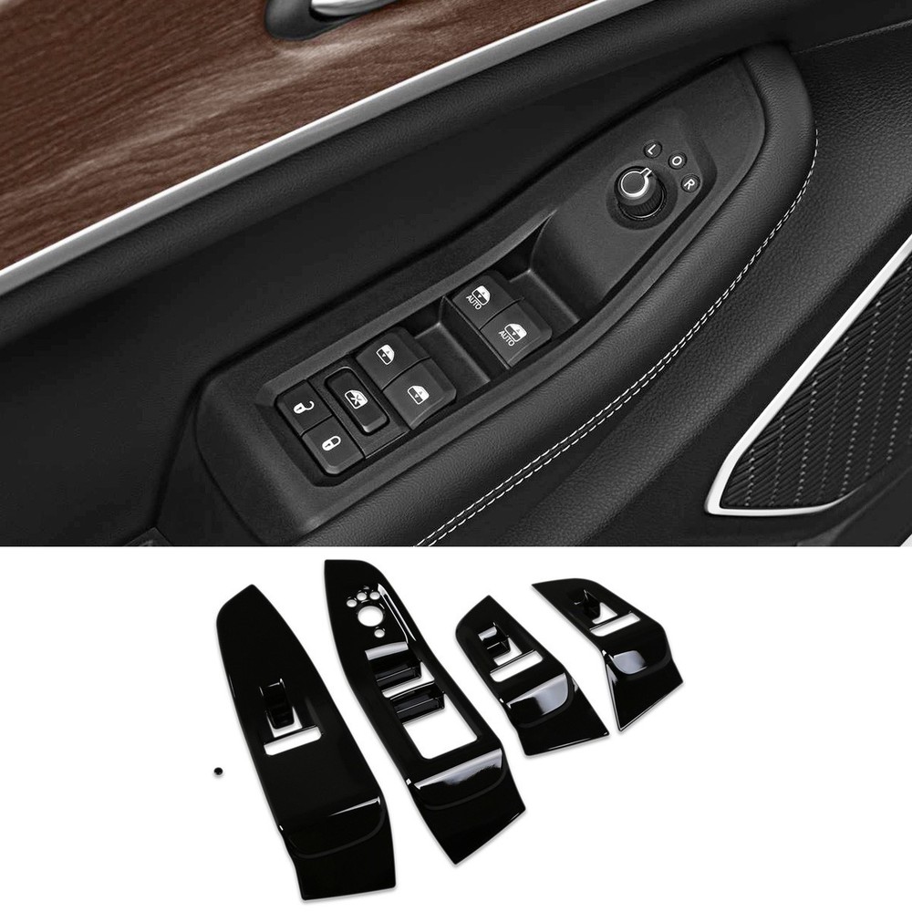 Fit Jeep Grand Cherokee 2024 2025 Interior Window Switch Console Panel Trims