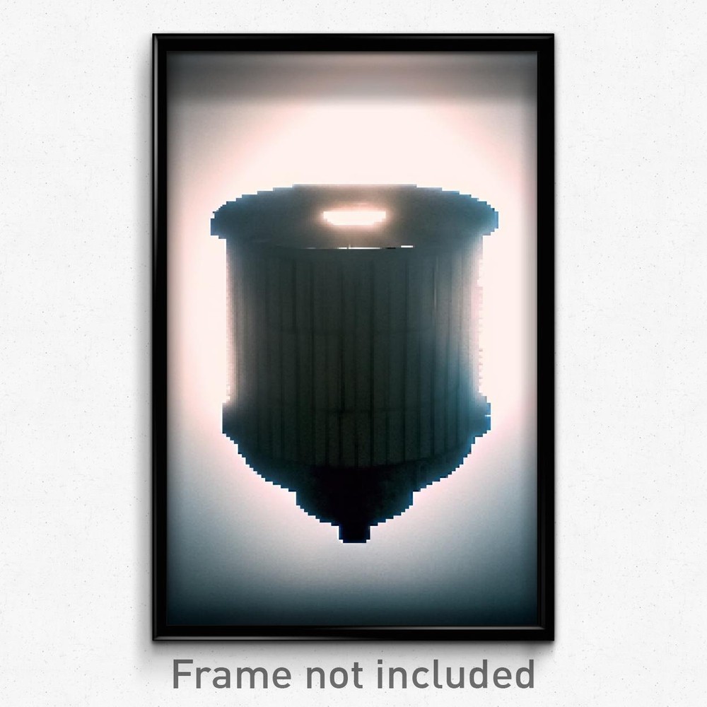 Pixel Art Poster - Simple Cistern (8 Bit Psychedelic Trippy Video Game Print)