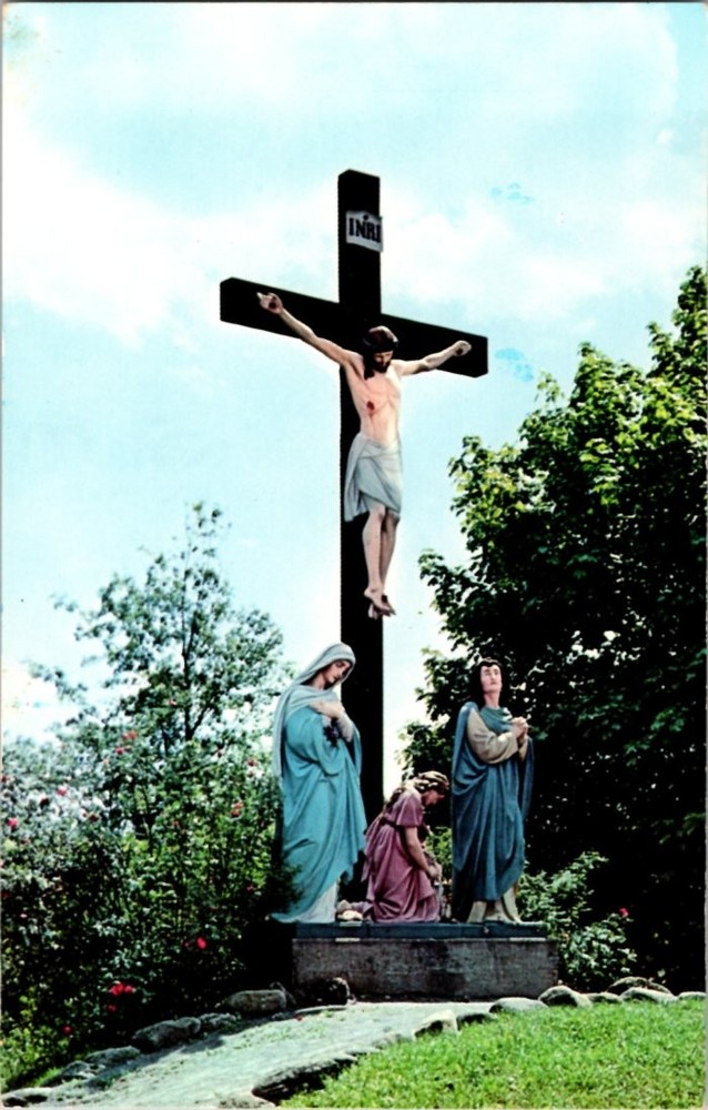 Auriesville New York NY : CHURCH SCENE m/14 BD7025