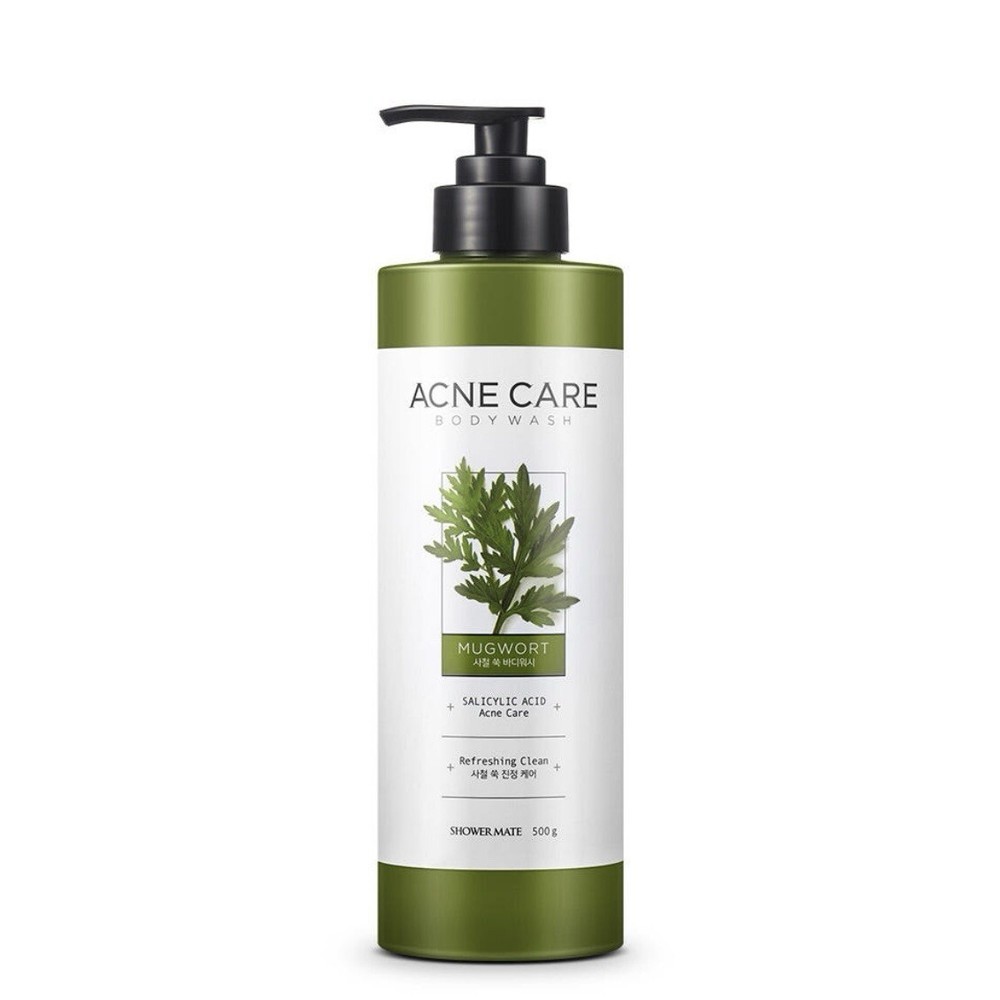 Shower Mate Acne Care Mugwort Body Wash 500ml Shower Gel Woman Man