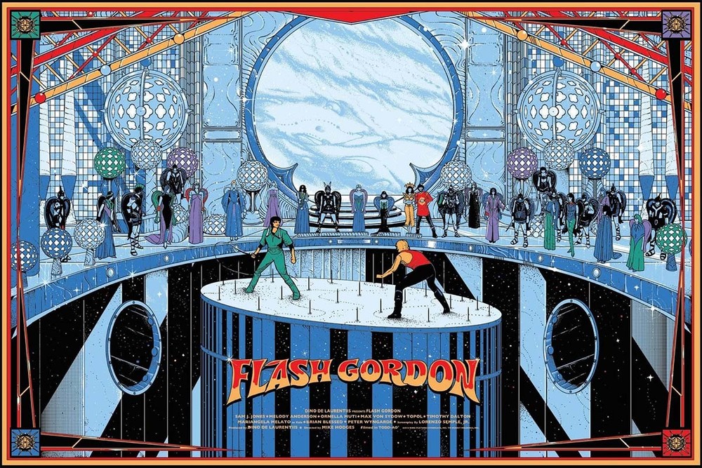 Flash Gordon by Kilian Eng xx/300 Screen Print Movie Art Poster Mondo