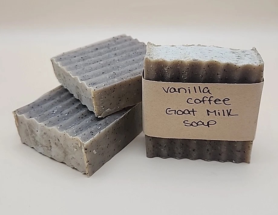 Vanilla Coffee Bean Artisan Tallow & Goat Milk Soap Bar