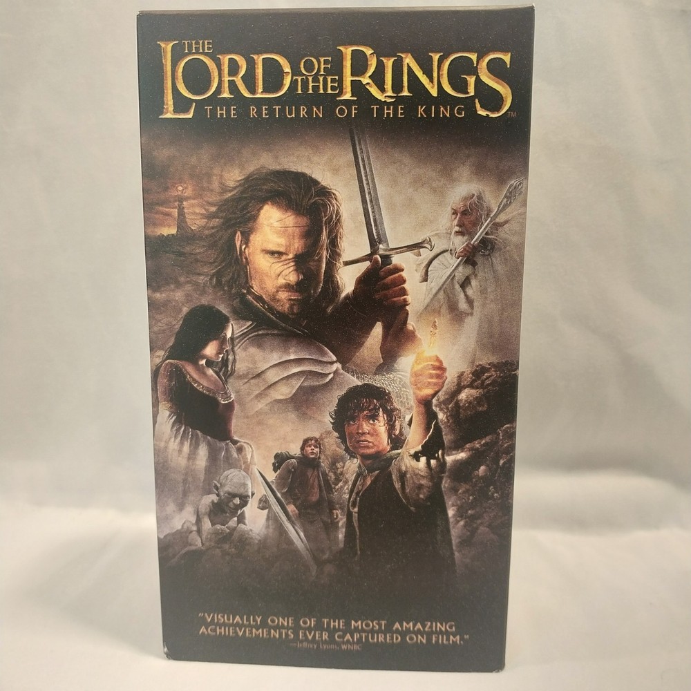 Lord of the Rings: The Return of the King VHS 2004 2 Tape Set